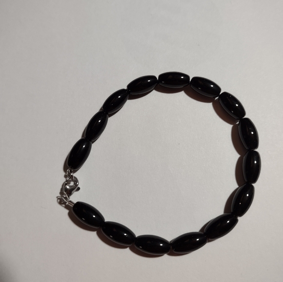 Bracelets Onyx Amethyst & Hematite - Picture 6 of 6